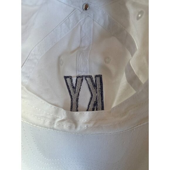 Paramounti White Cotton Adjustable Baseball Cap KY Logo Kentucky - Picture 7 of 7